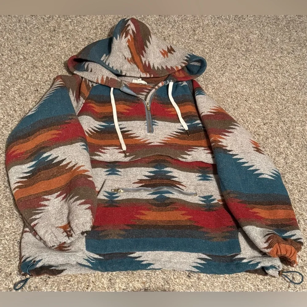 Women’s Aztec Western Quarter Zip - Picture 1 of 4